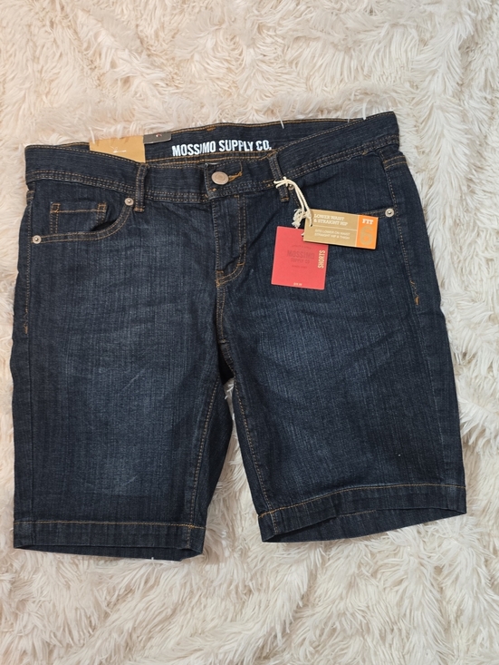Mossimo Supply Co. Pants - Mossimo Supply Co. Women's Dark Indigo Denim Bermuda Shorts Size 13 NWT